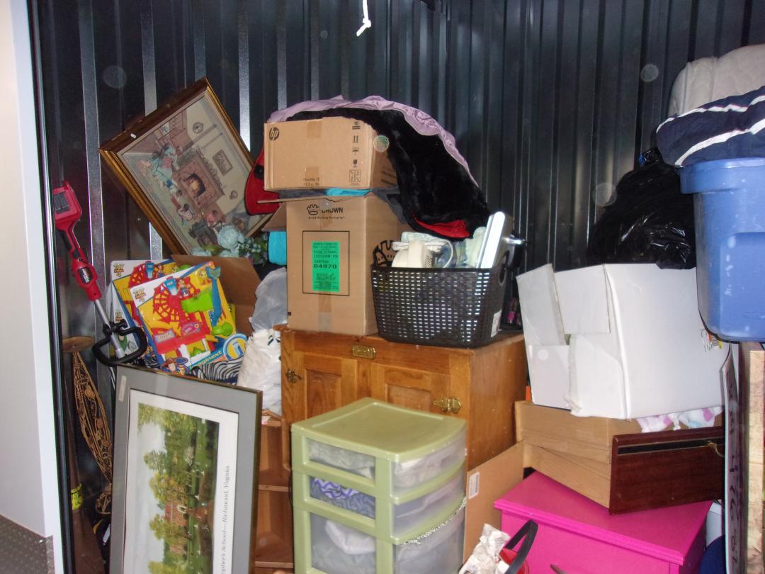Storage Unit Auction in Richmond, VA at AAAA Laburnum Racetrack Self